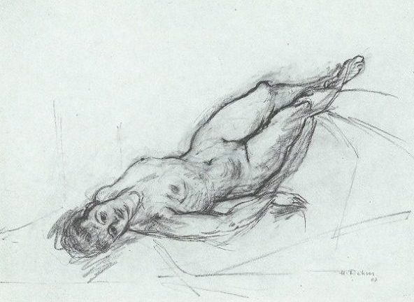 Akt-Studie von Helmut Rehm
