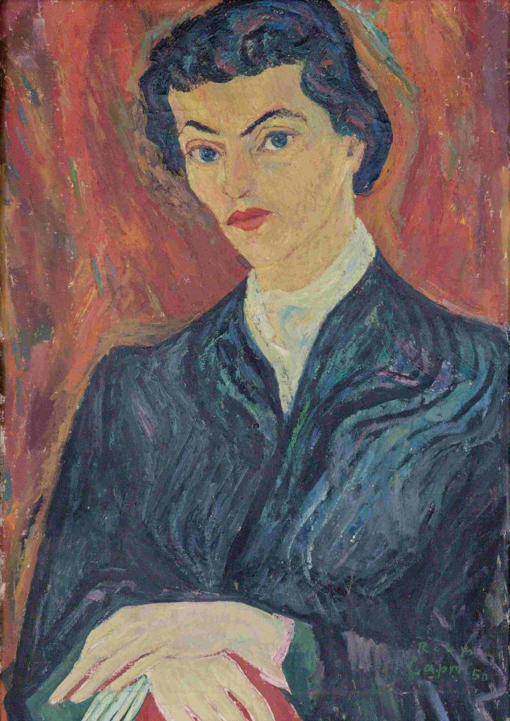 Marta P., Ölbild von Helmut Rehm