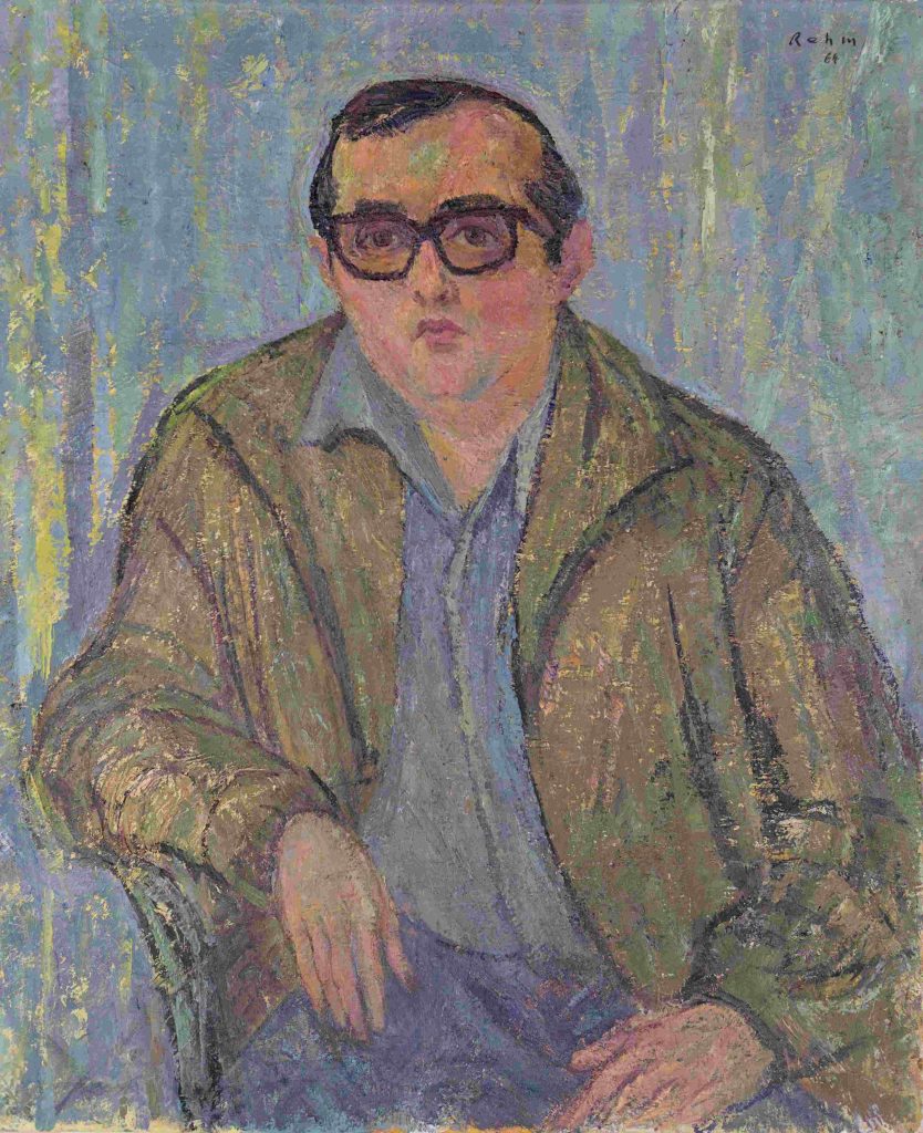 Komponist Bert Breit, Ölbild von Helmut Rehm, 1964