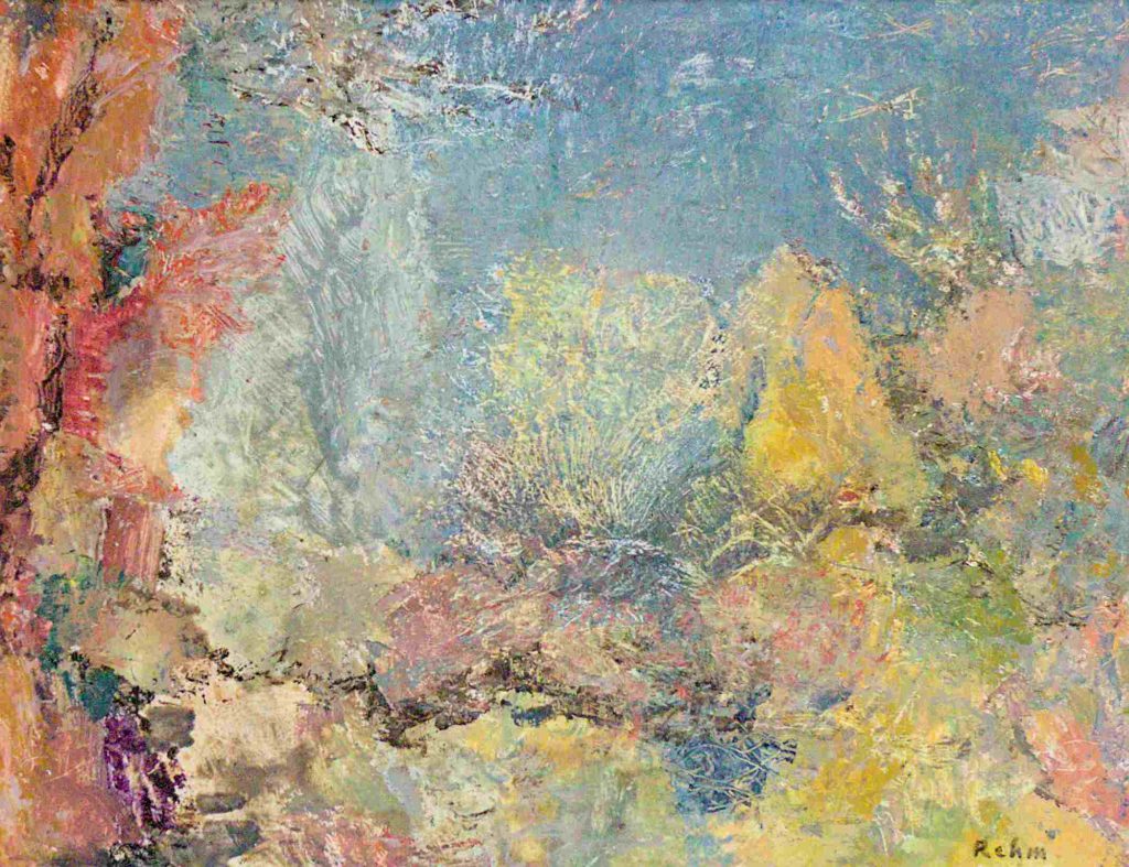 Korallenrieff, Ölbild von Helmut Rehm