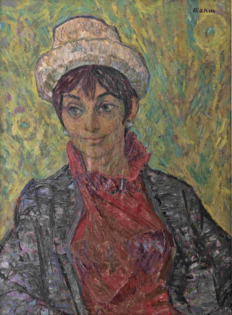 Helga, Ölbild von Helmut Rehm