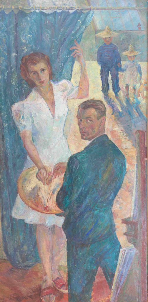 "Meine Familie", Ölbild